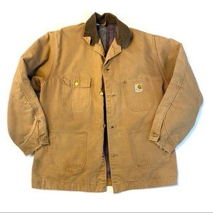 Vintage Carhartt Blanket Lined Chore Coat